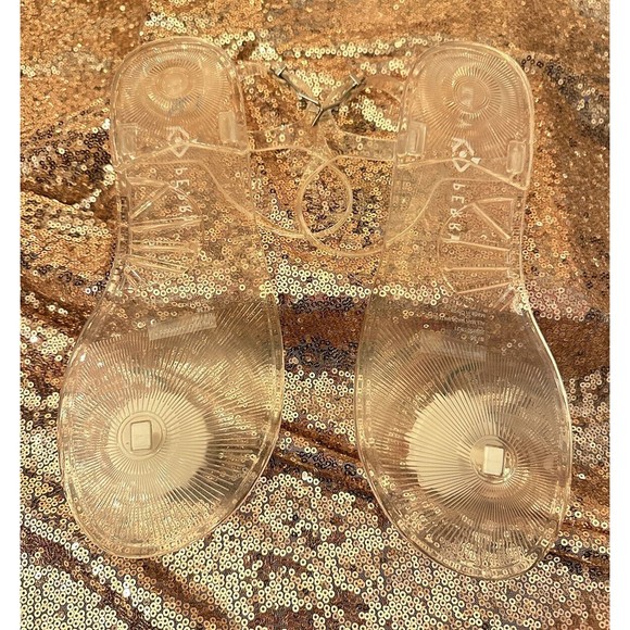 Geli Jelly  Sandal Cherry Red Katy Perry Women 8 Unique Pop Eclectic Novelty - Picture 5 of 6